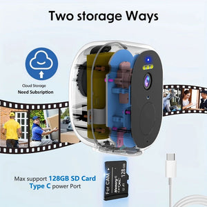 Never Miss A Moment Solar Powered 4MP Battery Spotlight Camera 2K Outdoor Tuya - stepyours.com