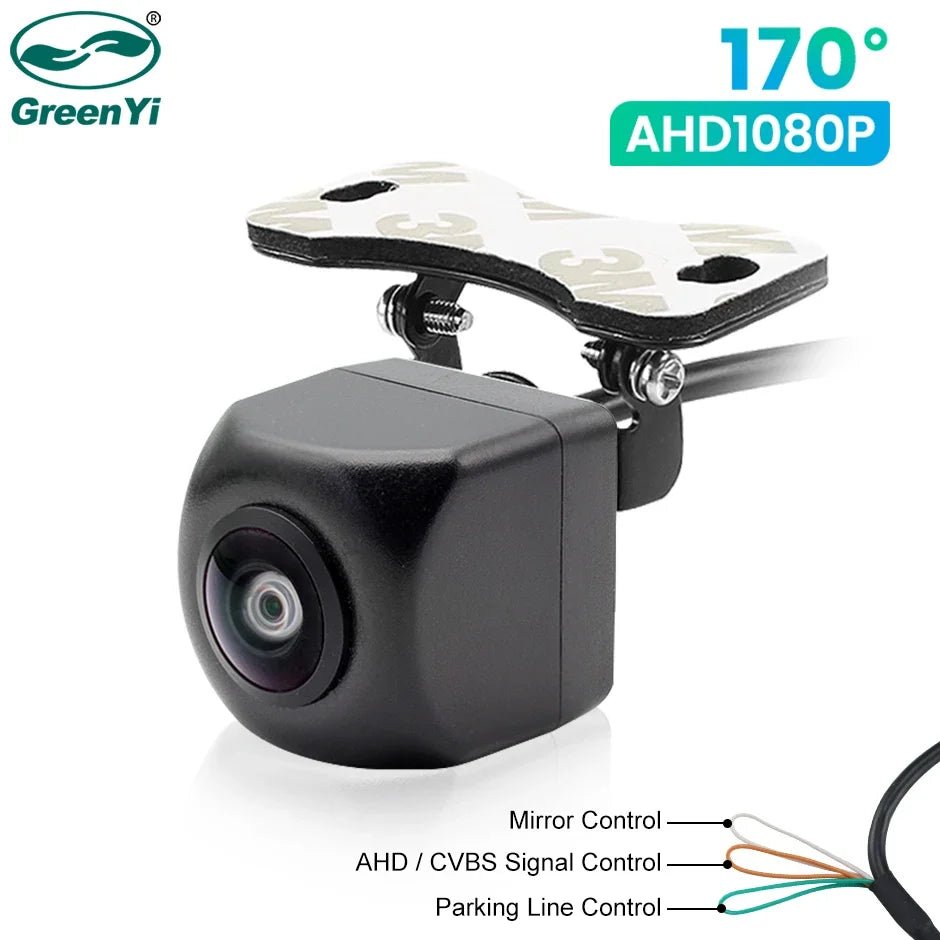 GreenYi AHD Car Rear View Camera 170 Degree Fisheye HD Night Vision Waterproof - stepyours.com