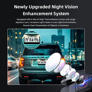 4K Dash Cam Car Camera With GPS WiFi Night Vision Dual Lens Rear View - stepyours.com