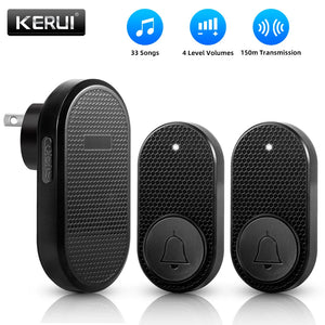 M558 Wireless Smart Doorbell Welcome Home Security Alarm Door Bell with 32 Songs 4 Levels Adjustable Volume Easy Installation by stepyours.com