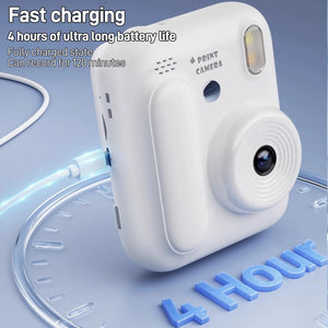 Kids Color Printing Instant Camera 32GB 1080P Digital Photo Video Gift - stepyours.com