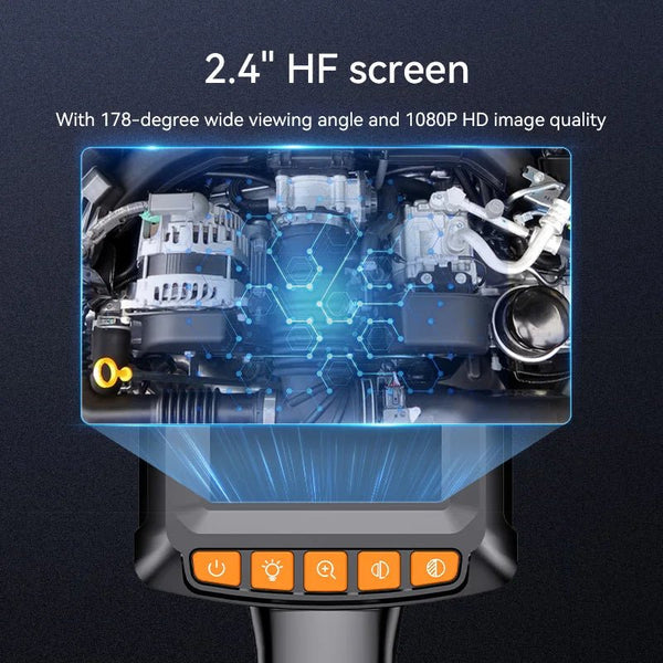 Industrial Endoscope Camera 4.3 Dual Lens 1080P - IP67 Waterproof Borescope - stepyours.com