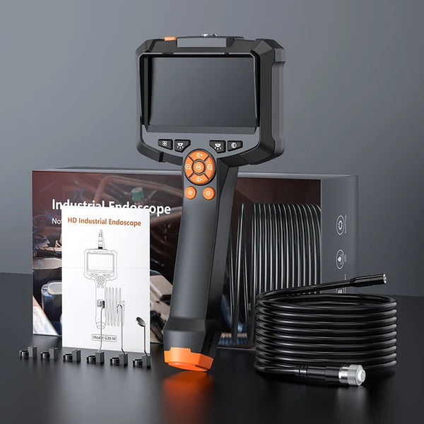 Industrial Endoscope Camera 4.3 Dual Lens 1080P - IP67 Waterproof Borescope - stepyours.com