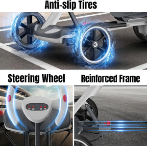 Kids Foldable Electric Go Kart Bluetooth — product view 4