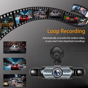 4 Channel Dash Cam 360 Degree Car Video Recorder Night Vision Parking Monitor - stepyours.com