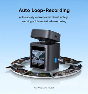 Baseus VD1 3K Dash Cam Front And Rear With GPS Supercapacitor 24H Parking - stepyours.com