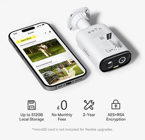 Baseus S1 Lite Solar Security Camera - 2K Wireless Outdoor With 135 Degree FOV - stepyours.com