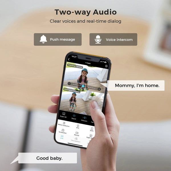 BESDER 15MP WiFi Outdoor Camera Dual Screen 10X Zoom PTZ Security IP Cam - stepyours.com