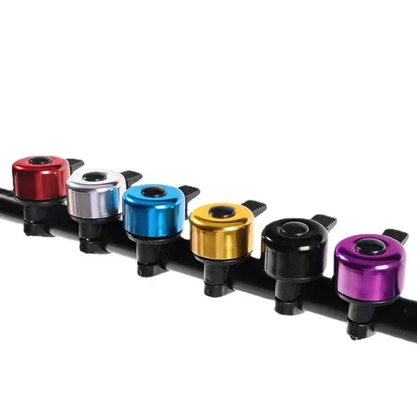 Aluminum MTB Bike Bell - Clear Safety — product view 2