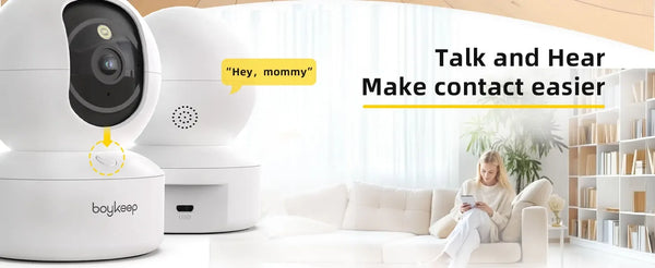 BoyKeep 2K Smart WiFi Security Camera - 360 Degree PTZ And Dual Band 5G 2.4GHz by stepyours.com