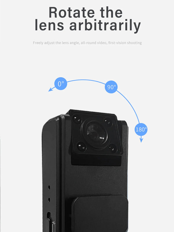 HD Smart Pen Camera With Rotating Lens Night Vision Portable - stepyours.com