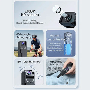HD Mini Body Cam With Infrared Night Vision Video Recorder — product view 2