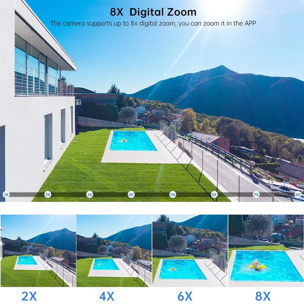 ASECAM 12MP 6K WiFi Camera - 8X Zoom With AI Human Detection Auto Tracking - stepyours.com