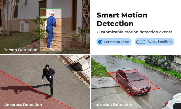 ASECAM 8MP 4K PTZ IP Camera AI Face Detection Color Night Vision Outdoor PoE - stepyours.com