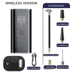 Portable Wireless Car Tire Pump — product view 1