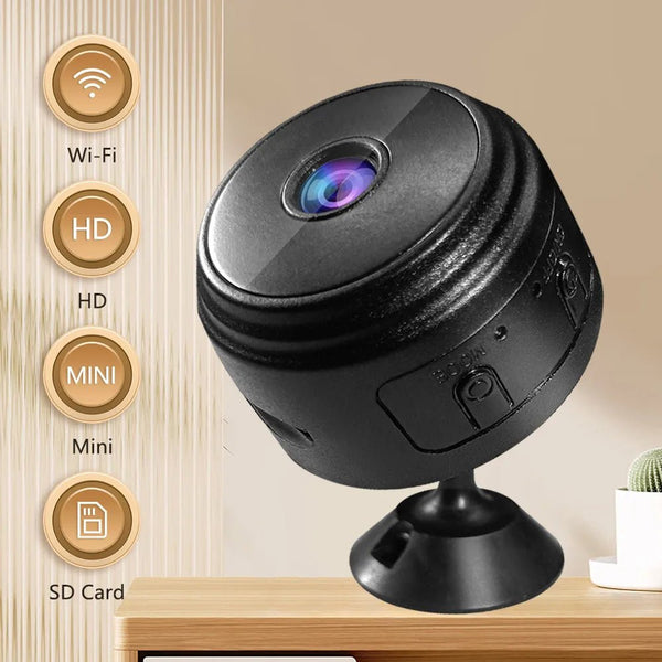 A9 HD WiFi Smart Monitor Indoor Security Camera - 720p Real Time View.Add Hooks - stepyours.com