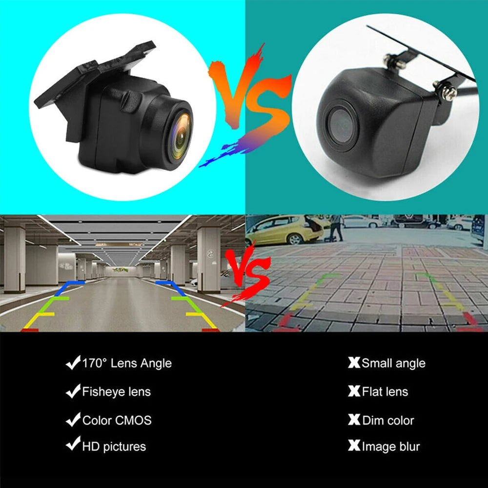 720P AHD Vehicle Rear View Camera 170 Degree Night Vision Parking Assist - stepyours.com