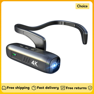 Hands Free Head Mounted Wearable Camera With WiFi 120 Degree Wide Angle And App Control - stepyours.com