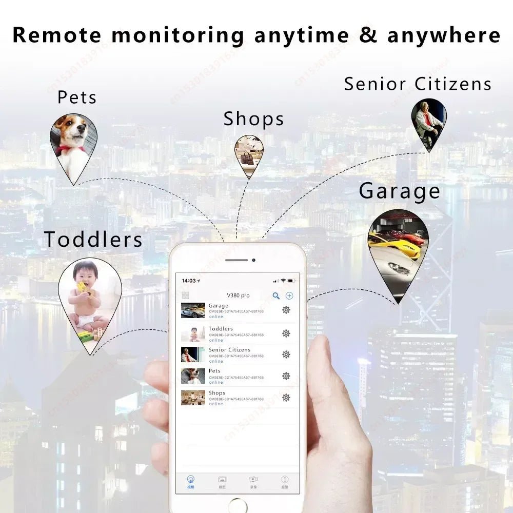 Mini 1080P WiFi Spy Camera Night Vision Built In Battery - stepyours.com