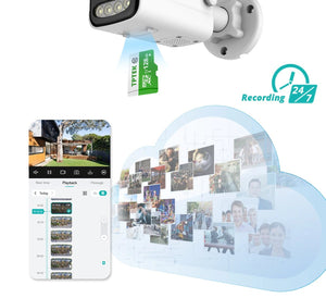 8MP 4K IP Camera WiFi Bullet Outdoor With AI Human Detection - stepyours.com