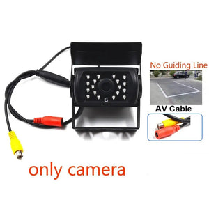 HD Parking Rear View Camera For Truck RV Trailer 18 LED Night Vision Waterproof - stepyours.com