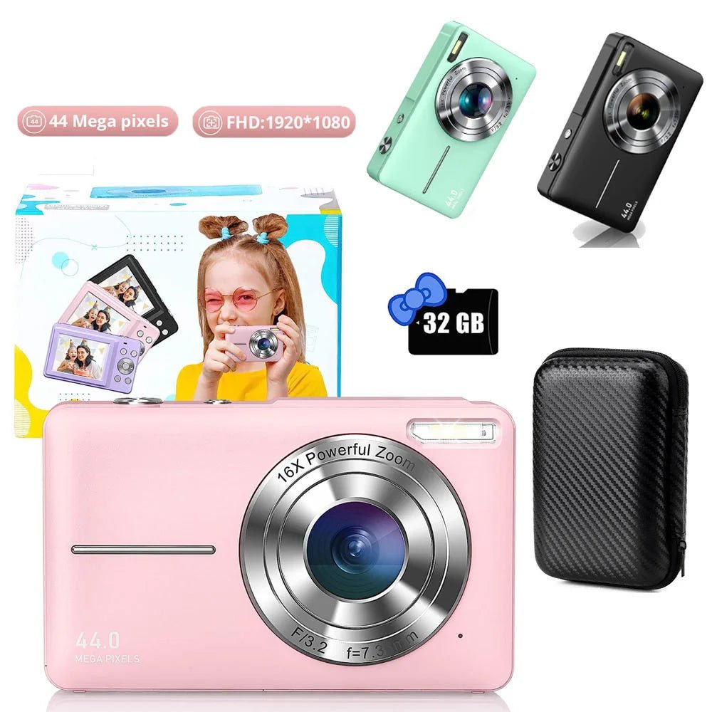 2024 Digital Camera 2.4 Inch 1080P Rechargeable For Kids Beginner Gift - stepyours.com