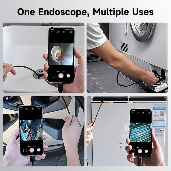 HD1080P Endoscope 3in1 USB Type - C Dual Camera for iPhone Android.add Hooks - stepyours.com