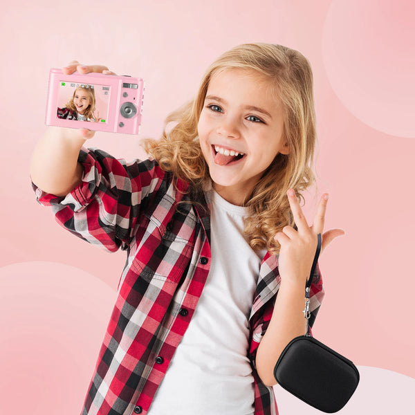 Kids Digital Camera Camcorder 16x Zoom 1080P 44MP for Beginners - stepyours.com