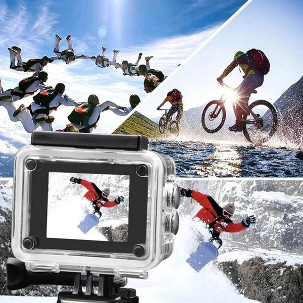 4K Action Camera WiFi Underwater Helmet Cam for Outdoor Sports - stepyours.com