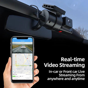 Jimi JC181 Mini 4G Dash Cam Dual Lens Live Stream GPS Tracking WiFi Hotspot - stepyours.com