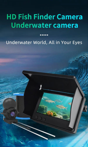 Dodosee Handheld 1080P Fish Finder 4.3 Inch LCD Depth Camera With Night Vision - stepyours.com