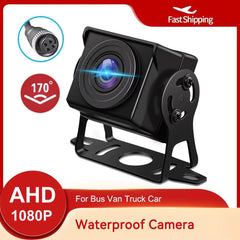 AHD 1080P Rear View Backup Camera for Trucks Buses RVs Waterproof Night Vision - stepyours.com