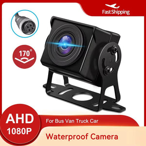 AHD 1080P Rear View Backup Camera for Trucks Buses RVs Waterproof Night Vision - stepyours.com