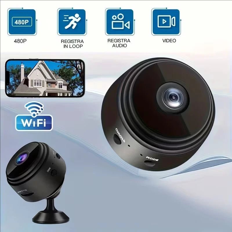 A9 HD WiFi Smart Surveillance Camera 1080P 1MP Home Security Wireless - stepyours.com