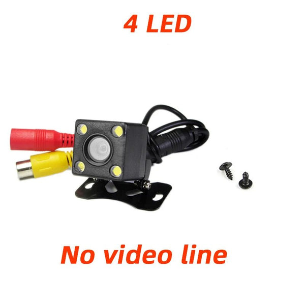 Car Rear View Camera With 4 8 12 LED Night Vision Display For Parking Reversing - stepyours.com