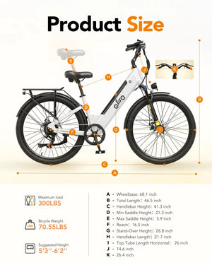 Qlife Cityone E Bike - Peak Power — product view 7