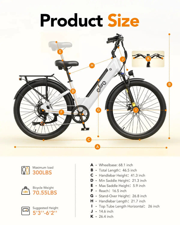 Qlife Cityone E Bike - Peak Power — product view 7