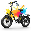Spacewalk 1500W Peak Motor Fat Tire Electric Bike for Adults 20x4.0 Folding E-Bike 48V 15Ah Electric Bicycle Removable Battery with NFC Unlock 28MPH Long Range 45-60 Miles 7-Speed Gears 5 PAS UL2849