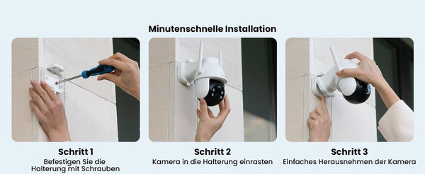 IeGeek 2K 3MP 360 PTZ Solar Outdoor Surveillance Camera With PIR Motion Sensor - stepyours.com