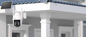 IeGeek 2K 360 PTZ Outdoor Solar Surveillance Camera With PIR Motion Alerts - stepyours.com