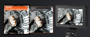 SucceBuy Articulate Borescope With Light - Two Way Articulation 5In Screen Hooks - stepyours.com