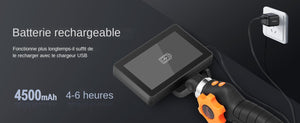 SucceBuy Articulating Borescope Camera With Light 5 Inch 1080P Display Hooks - stepyours.com