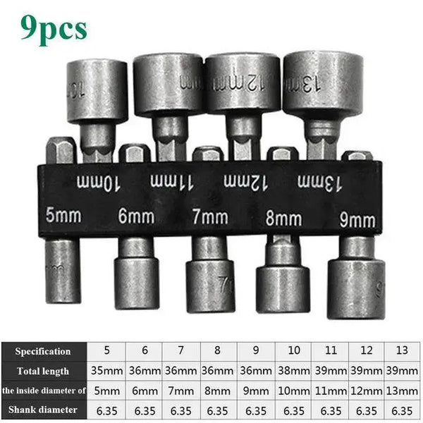 Hex Socket Nut Drivers - Durable Mechanic Kit — product view 7