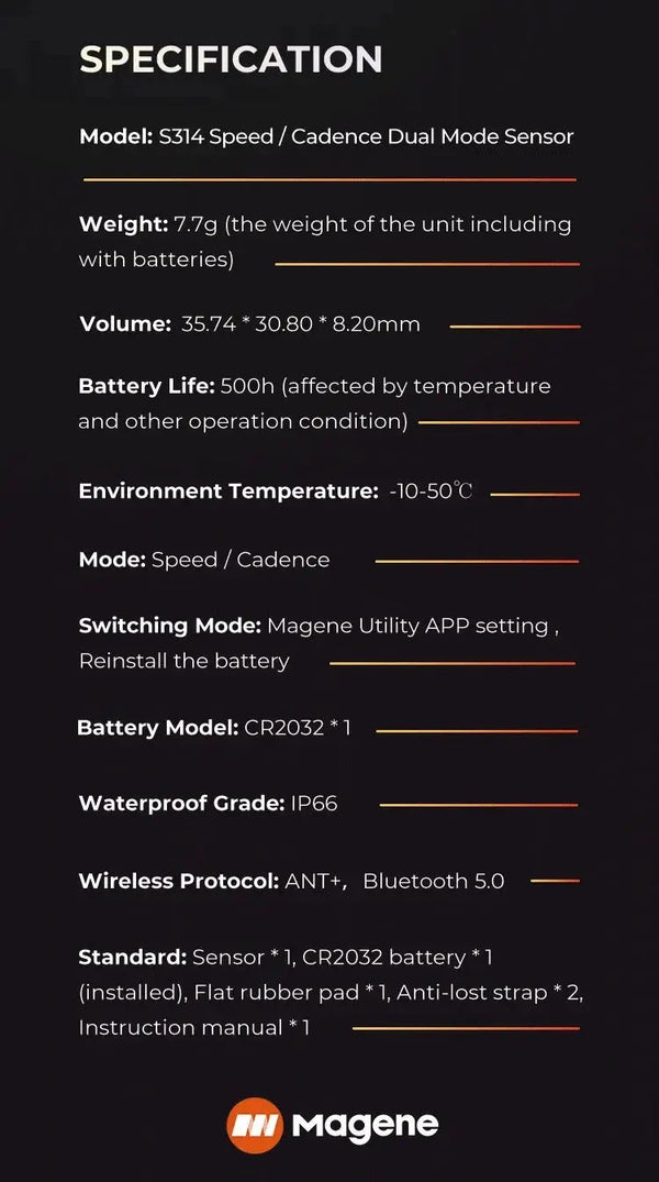 Cyclist Dual Mode Cadence Sensor — product view 16