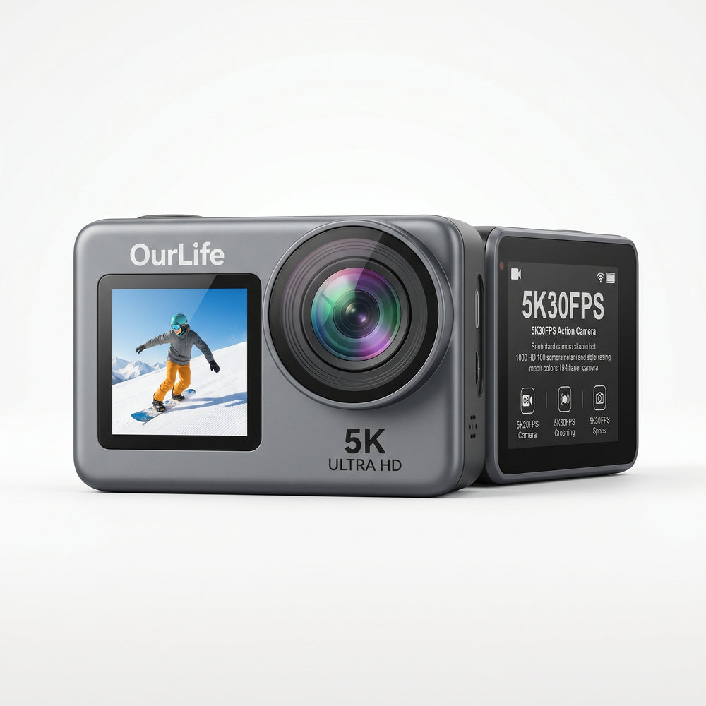 Smarter Action Camera for Outdoor Adventures in 5K - stepyours.com
