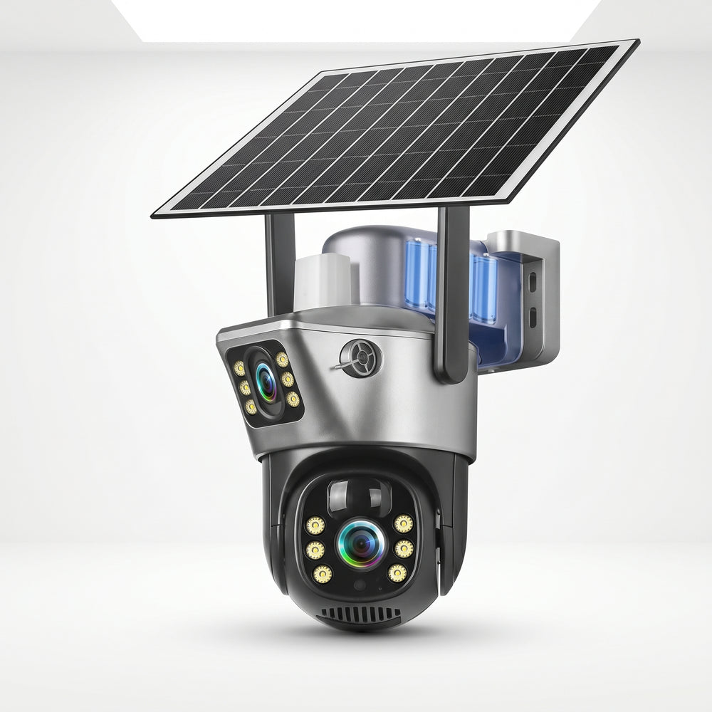 Secure Solar Outdoor Camera for Home Security Kits - stepyours.com