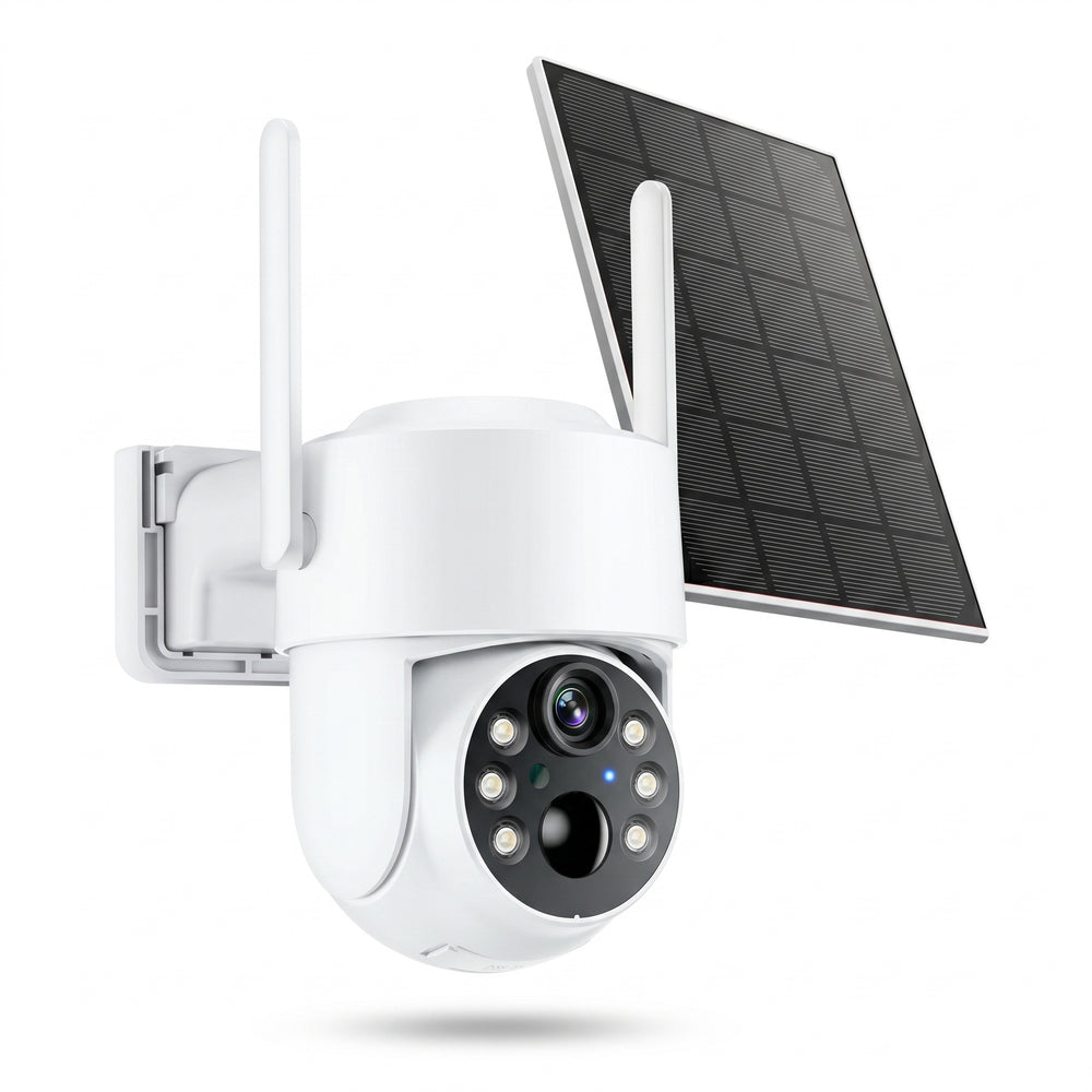 Solar Outdoor Camera for Small Business - stepyours.com