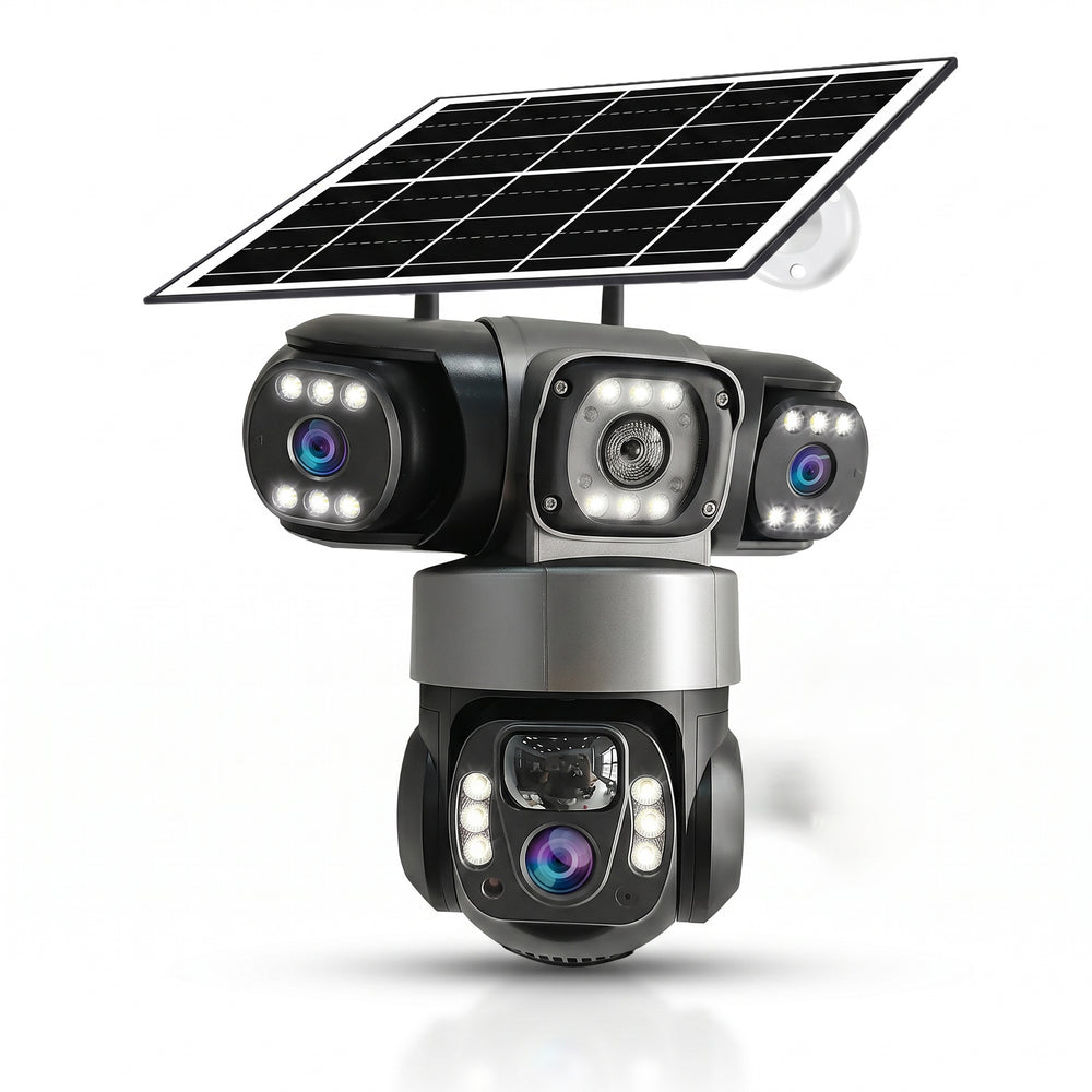 Solar-Powered Security Camera for Home - stepyours.com