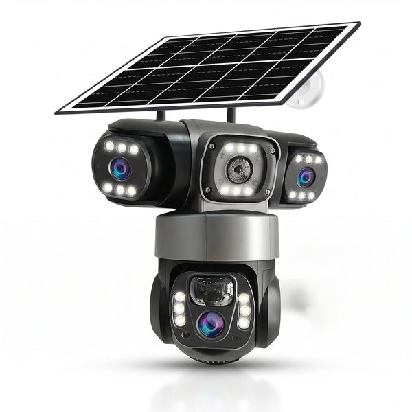 Solar-Powered Security Camera for Home - stepyours.com