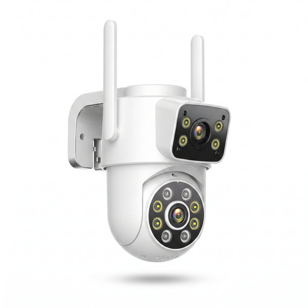 4K Outdoor Dual Lens Camera for Home Use - stepyours.com